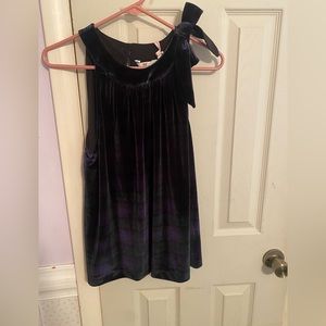 Plaid Velvet Vineyard Vines blouse